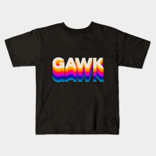 4 Letter Words - Gawk Kids T-Shirt